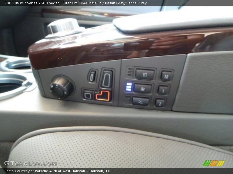 Titanium Silver Metallic / Basalt Grey/Flannel Grey 2006 BMW 7 Series 750Li Sedan