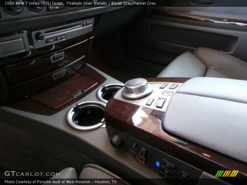 Titanium Silver Metallic / Basalt Grey/Flannel Grey 2006 BMW 7 Series 750Li Sedan