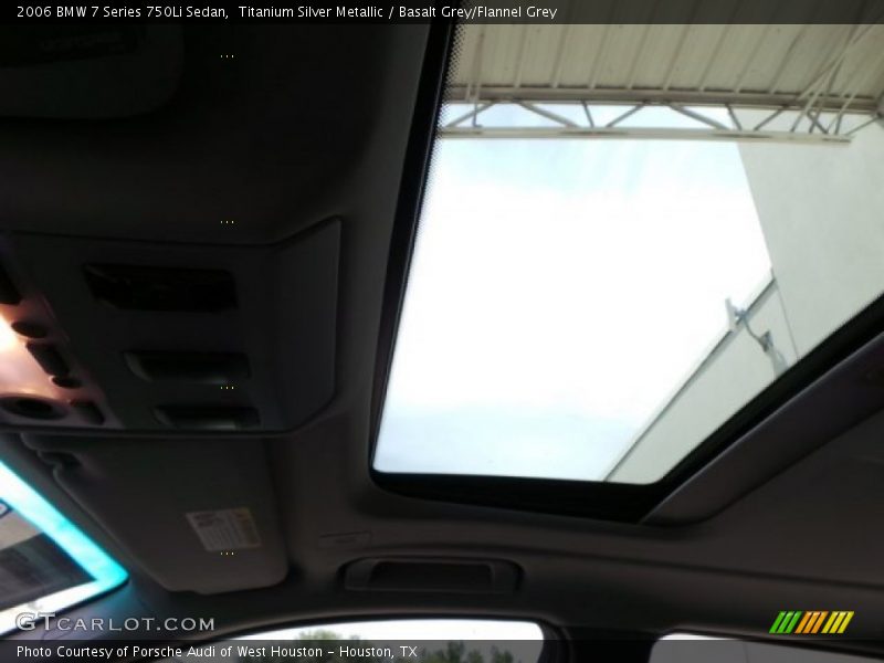 Titanium Silver Metallic / Basalt Grey/Flannel Grey 2006 BMW 7 Series 750Li Sedan