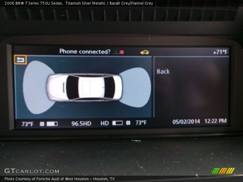 Titanium Silver Metallic / Basalt Grey/Flannel Grey 2006 BMW 7 Series 750Li Sedan