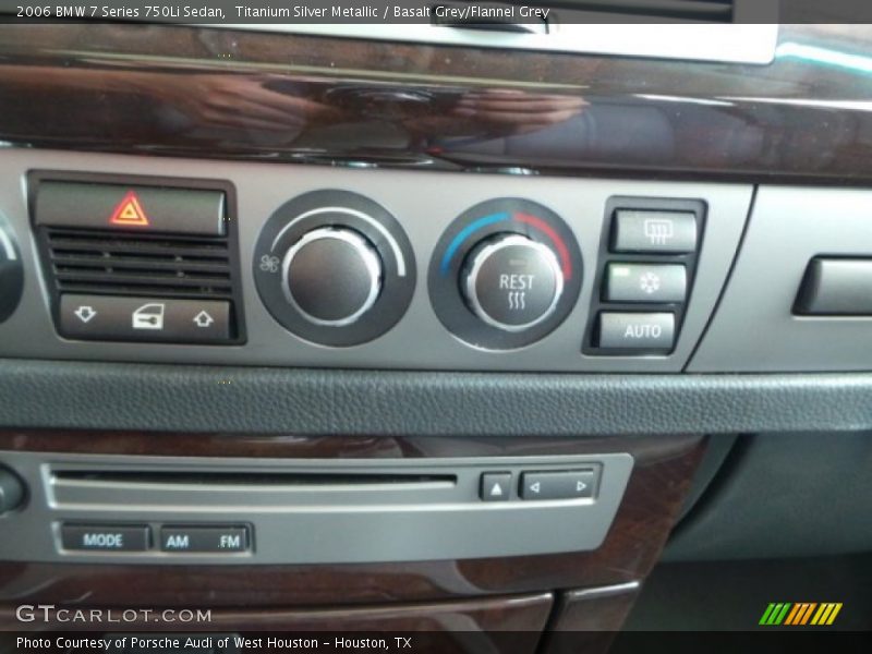Titanium Silver Metallic / Basalt Grey/Flannel Grey 2006 BMW 7 Series 750Li Sedan