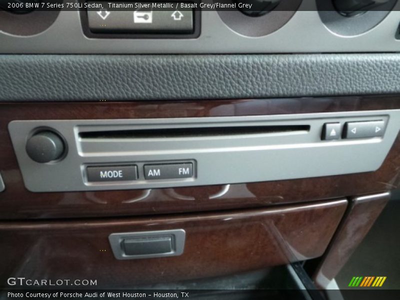 Titanium Silver Metallic / Basalt Grey/Flannel Grey 2006 BMW 7 Series 750Li Sedan