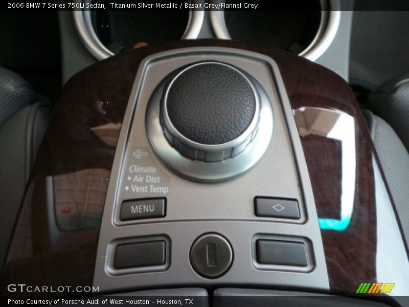 Titanium Silver Metallic / Basalt Grey/Flannel Grey 2006 BMW 7 Series 750Li Sedan