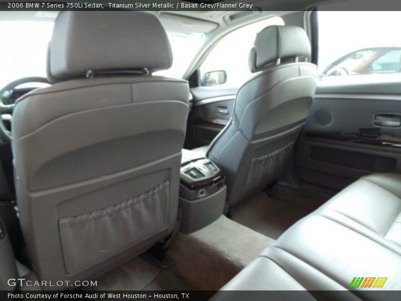 Titanium Silver Metallic / Basalt Grey/Flannel Grey 2006 BMW 7 Series 750Li Sedan