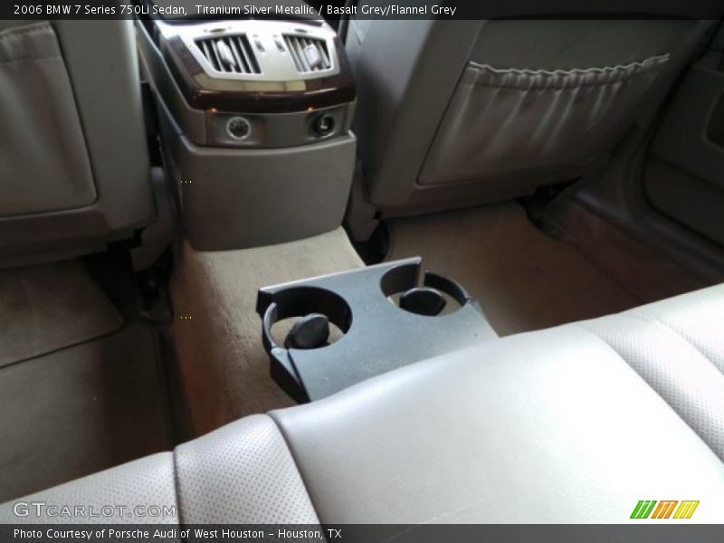 Titanium Silver Metallic / Basalt Grey/Flannel Grey 2006 BMW 7 Series 750Li Sedan
