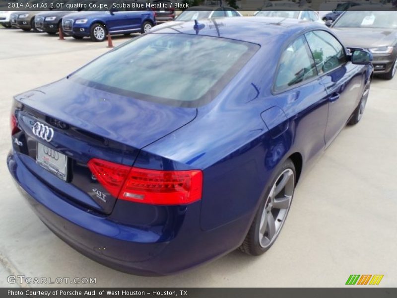 Scuba Blue Metallic / Black 2014 Audi A5 2.0T quattro Coupe