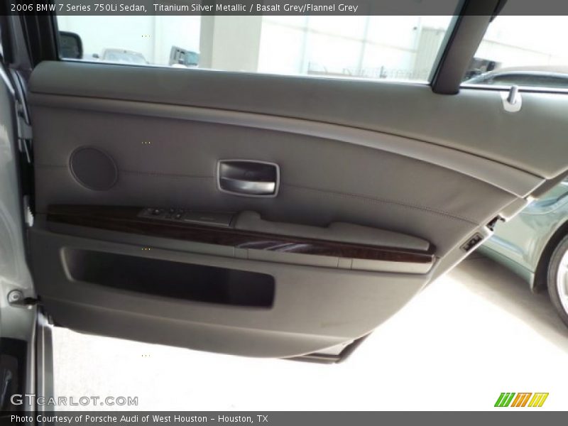 Titanium Silver Metallic / Basalt Grey/Flannel Grey 2006 BMW 7 Series 750Li Sedan