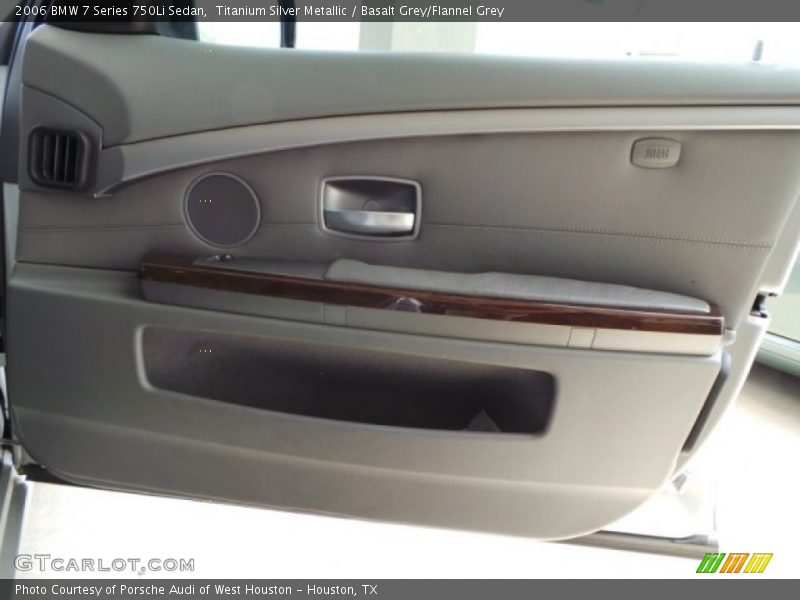 Titanium Silver Metallic / Basalt Grey/Flannel Grey 2006 BMW 7 Series 750Li Sedan