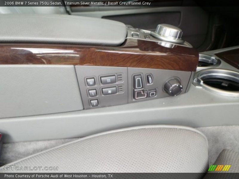 Titanium Silver Metallic / Basalt Grey/Flannel Grey 2006 BMW 7 Series 750Li Sedan