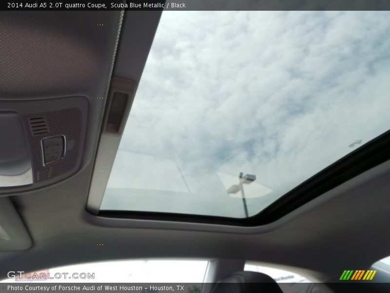 Scuba Blue Metallic / Black 2014 Audi A5 2.0T quattro Coupe