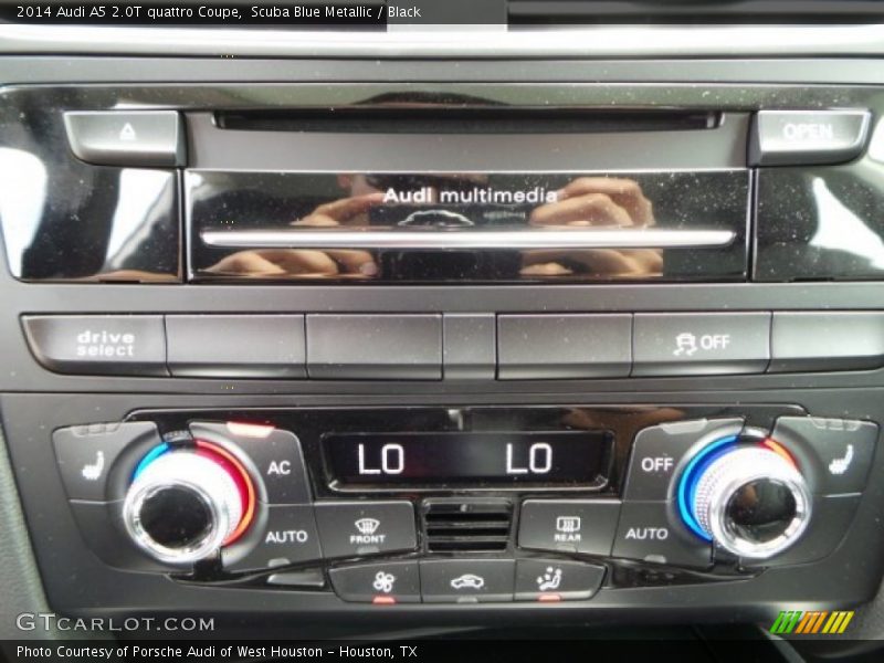 Scuba Blue Metallic / Black 2014 Audi A5 2.0T quattro Coupe