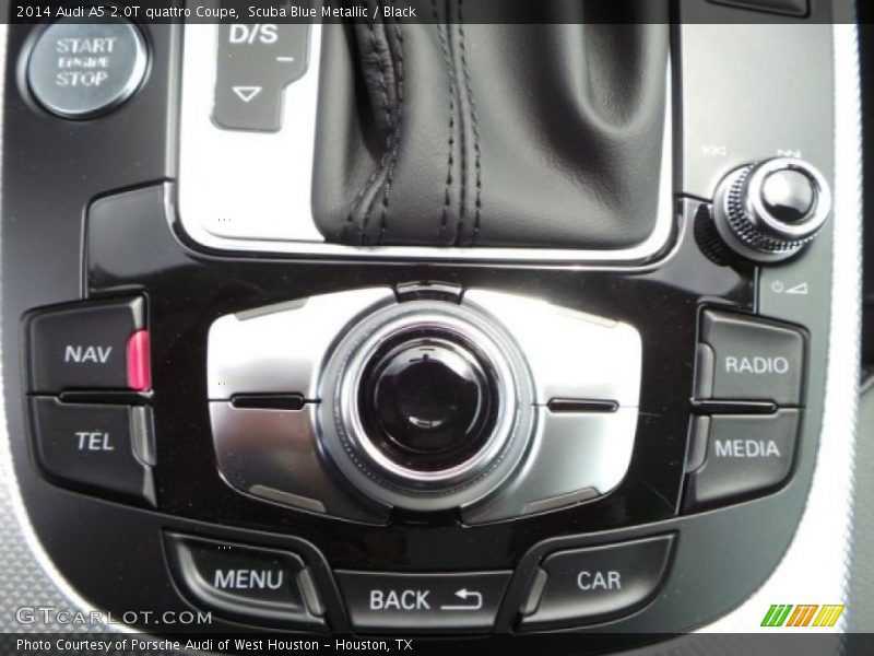 Scuba Blue Metallic / Black 2014 Audi A5 2.0T quattro Coupe
