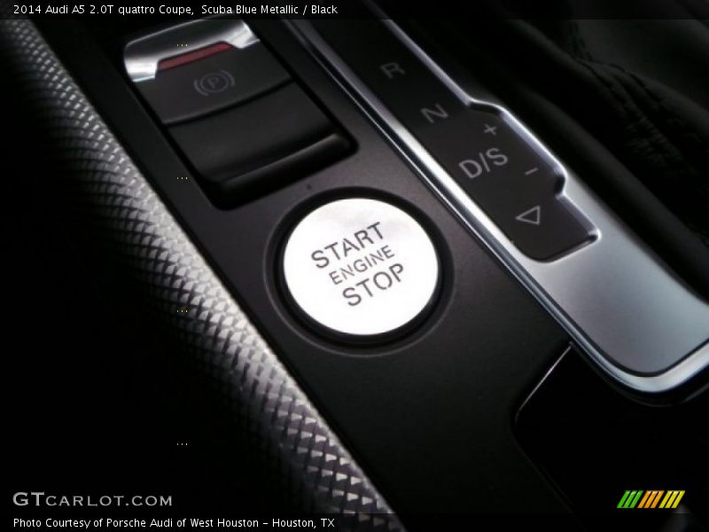 Scuba Blue Metallic / Black 2014 Audi A5 2.0T quattro Coupe