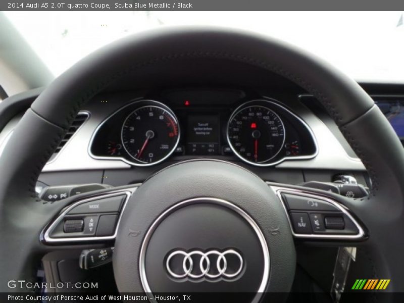 Scuba Blue Metallic / Black 2014 Audi A5 2.0T quattro Coupe