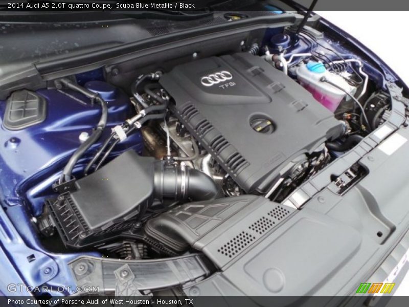 Scuba Blue Metallic / Black 2014 Audi A5 2.0T quattro Coupe