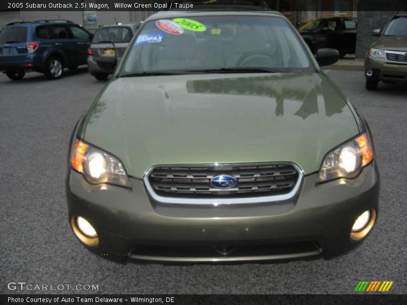 Willow Green Opal / Taupe 2005 Subaru Outback 2.5i Wagon