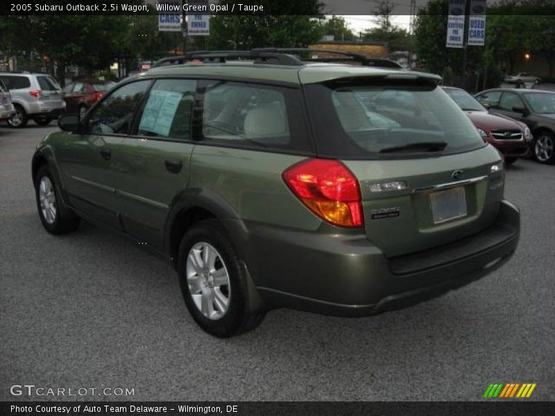 Willow Green Opal / Taupe 2005 Subaru Outback 2.5i Wagon