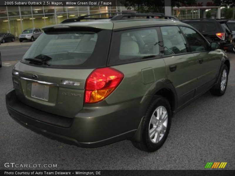 Willow Green Opal / Taupe 2005 Subaru Outback 2.5i Wagon