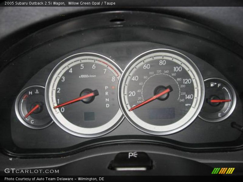Willow Green Opal / Taupe 2005 Subaru Outback 2.5i Wagon