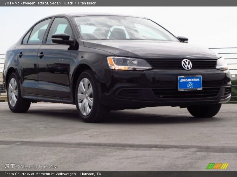 Black / Titan Black 2014 Volkswagen Jetta SE Sedan