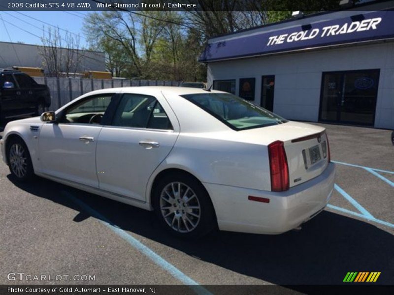 White Diamond Tricoat / Cashmere 2008 Cadillac STS 4 V8 AWD