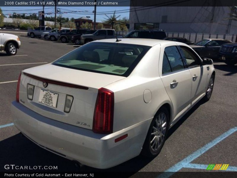 White Diamond Tricoat / Cashmere 2008 Cadillac STS 4 V8 AWD