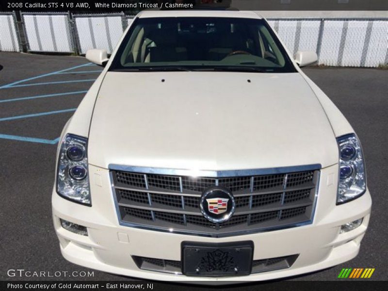 White Diamond Tricoat / Cashmere 2008 Cadillac STS 4 V8 AWD