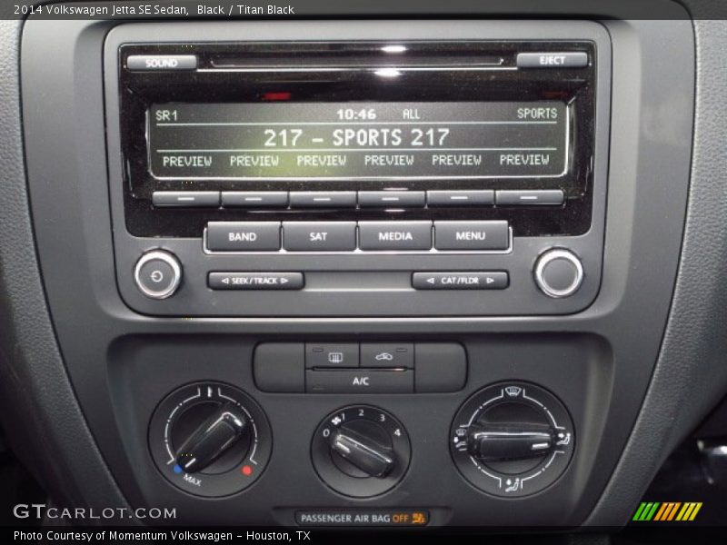 Black / Titan Black 2014 Volkswagen Jetta SE Sedan