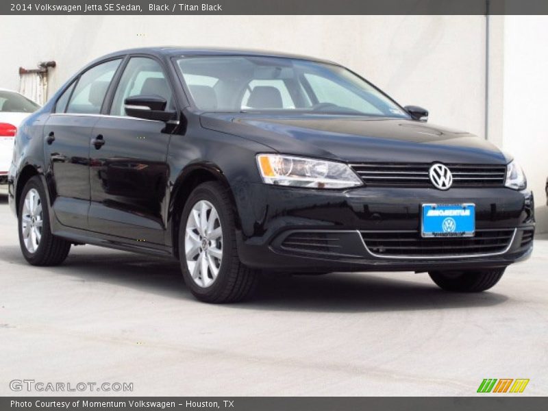 Black / Titan Black 2014 Volkswagen Jetta SE Sedan