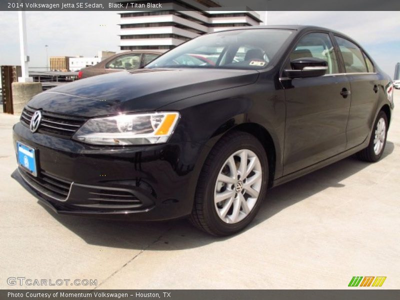Black / Titan Black 2014 Volkswagen Jetta SE Sedan