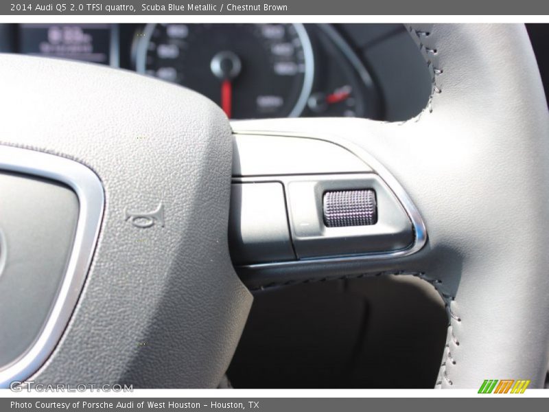 Scuba Blue Metallic / Chestnut Brown 2014 Audi Q5 2.0 TFSI quattro