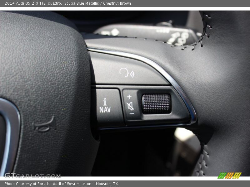 Scuba Blue Metallic / Chestnut Brown 2014 Audi Q5 2.0 TFSI quattro