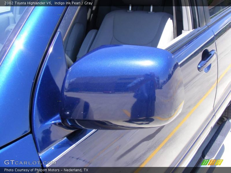 Indigo Ink Pearl / Gray 2002 Toyota Highlander V6