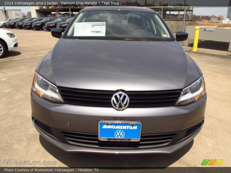 Platinum Gray Metallic / Titan Black 2014 Volkswagen Jetta S Sedan