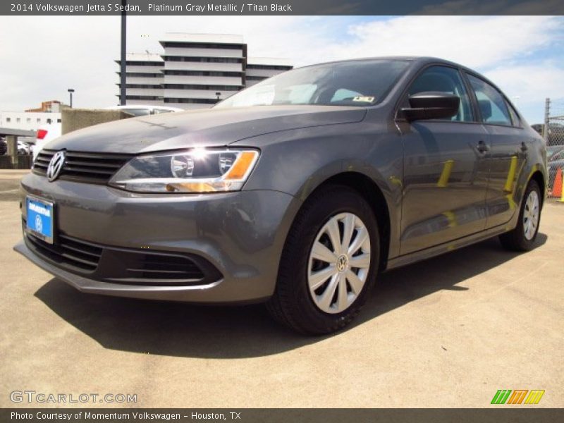 Platinum Gray Metallic / Titan Black 2014 Volkswagen Jetta S Sedan