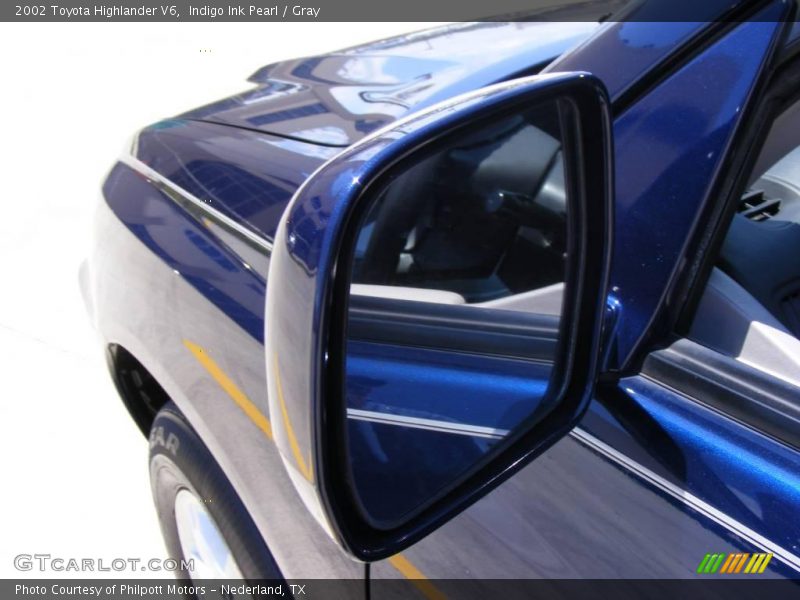 Indigo Ink Pearl / Gray 2002 Toyota Highlander V6
