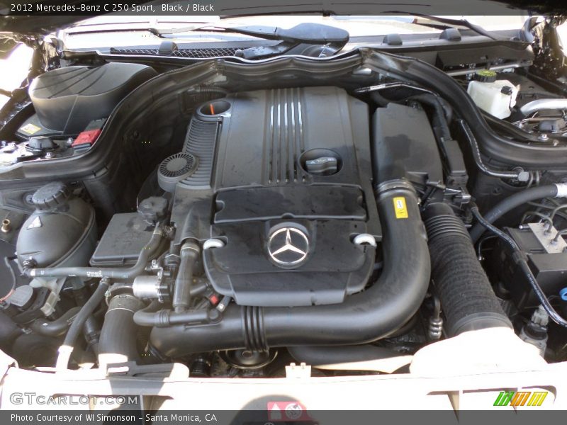 Black / Black 2012 Mercedes-Benz C 250 Sport