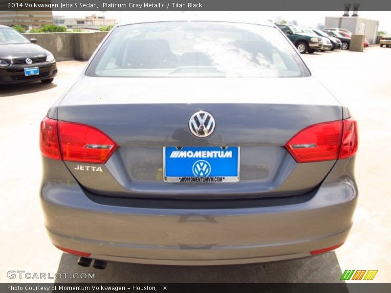 Platinum Gray Metallic / Titan Black 2014 Volkswagen Jetta S Sedan