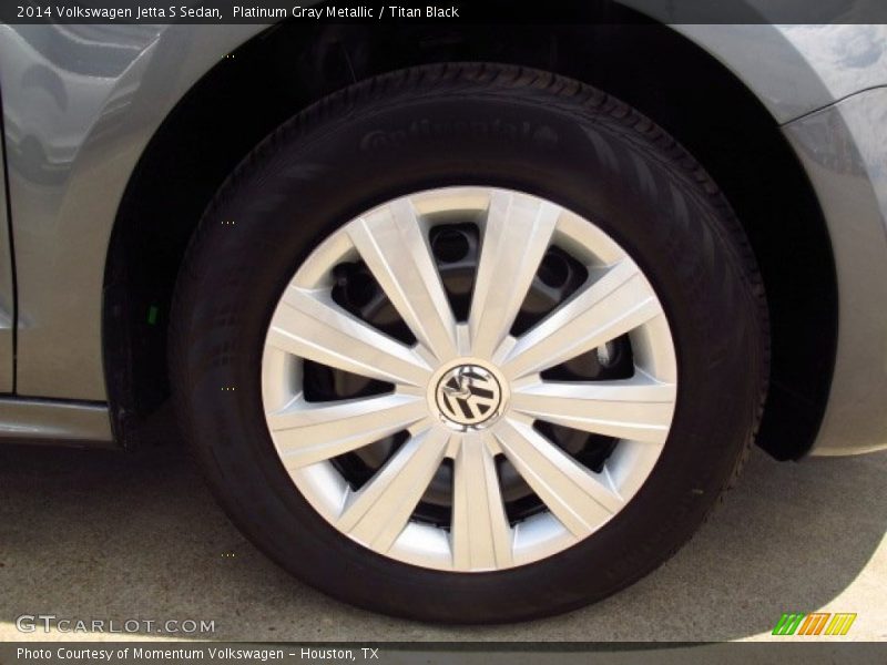Platinum Gray Metallic / Titan Black 2014 Volkswagen Jetta S Sedan