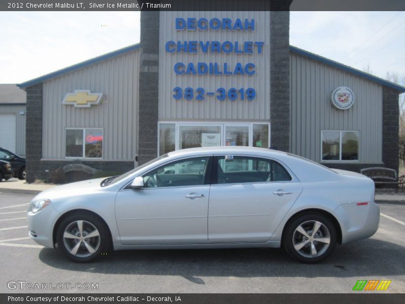 Silver Ice Metallic / Titanium 2012 Chevrolet Malibu LT