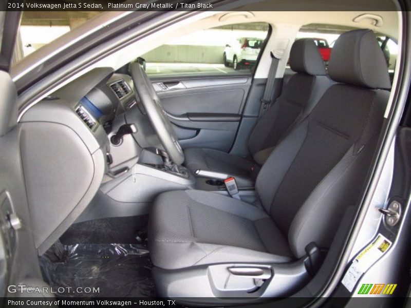 Platinum Gray Metallic / Titan Black 2014 Volkswagen Jetta S Sedan
