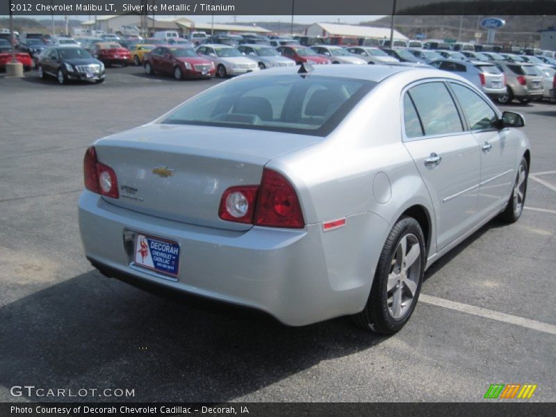 Silver Ice Metallic / Titanium 2012 Chevrolet Malibu LT