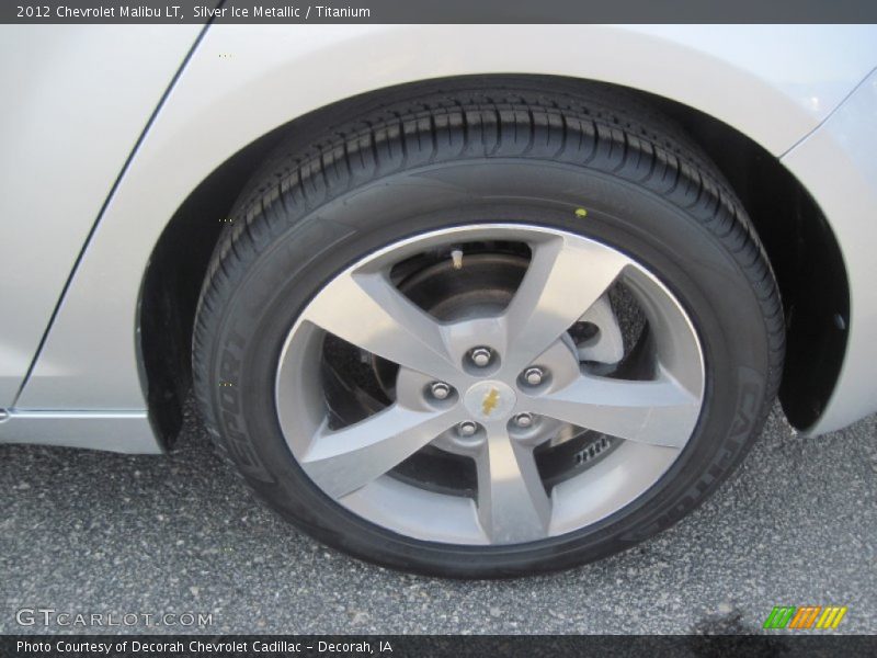 Silver Ice Metallic / Titanium 2012 Chevrolet Malibu LT