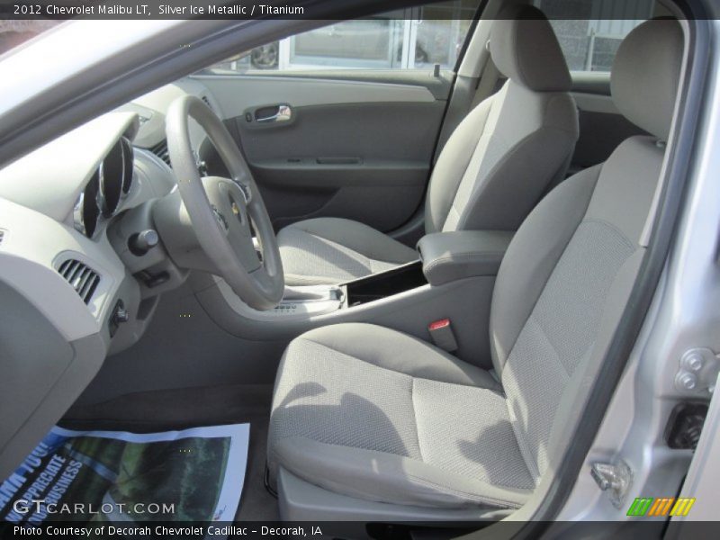 Silver Ice Metallic / Titanium 2012 Chevrolet Malibu LT