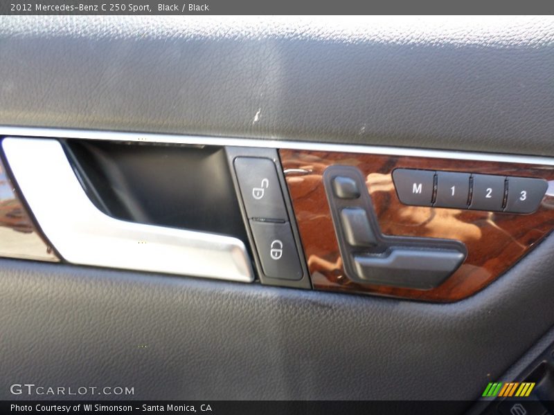 Black / Black 2012 Mercedes-Benz C 250 Sport