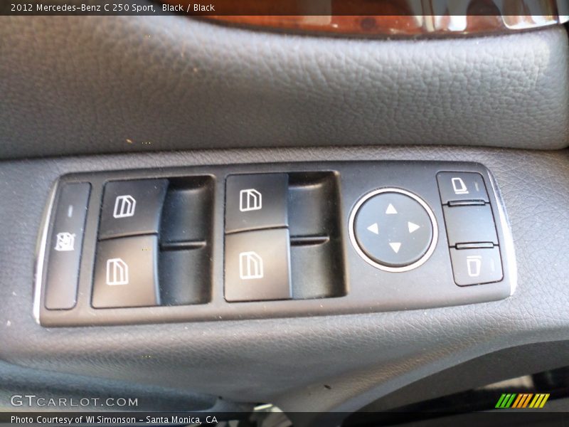 Black / Black 2012 Mercedes-Benz C 250 Sport