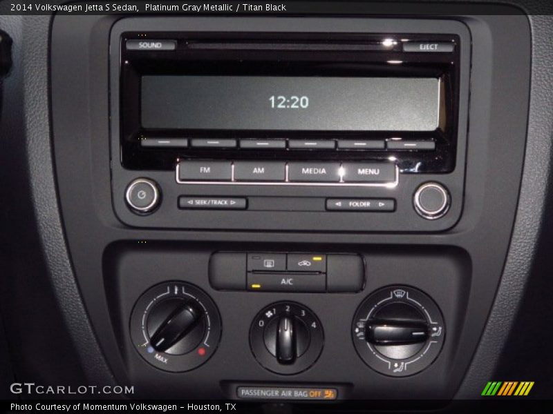 Platinum Gray Metallic / Titan Black 2014 Volkswagen Jetta S Sedan