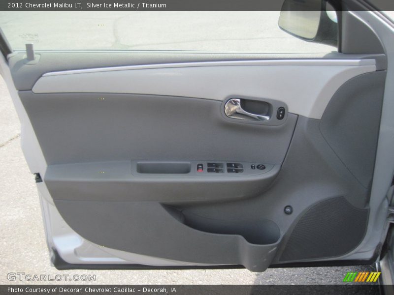 Silver Ice Metallic / Titanium 2012 Chevrolet Malibu LT