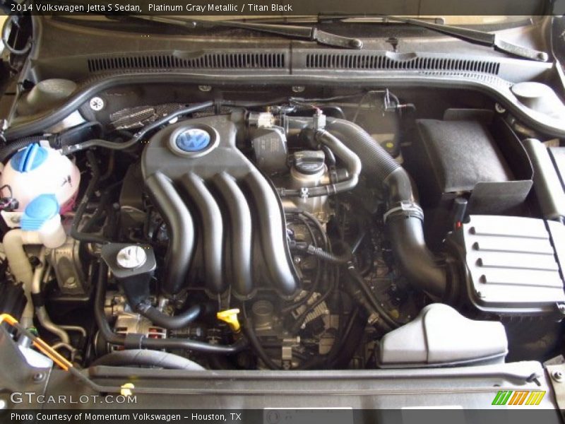 Platinum Gray Metallic / Titan Black 2014 Volkswagen Jetta S Sedan