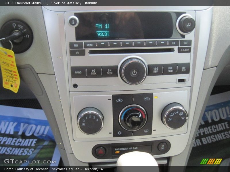 Silver Ice Metallic / Titanium 2012 Chevrolet Malibu LT